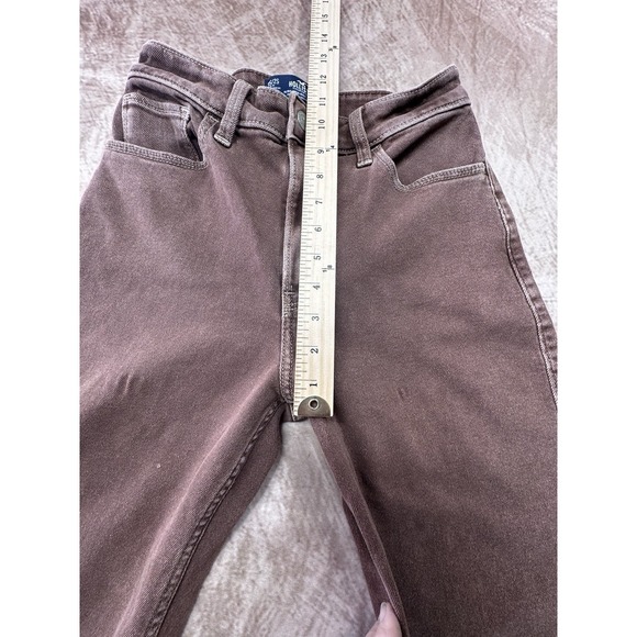 Women's Hollister Ultra High-Rise Dad Jean Vintage Stretch RN75654 Brown Size 3S - Picture 4 of 9
